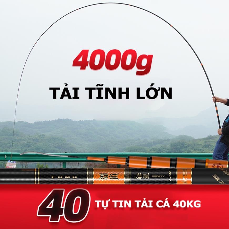 [CHÍNH HÃNG MC JIADIAONI] CẦN CÂU PHỤC MA KHINH LƯỢNG TẢI TĨNH 4000GR - HAPPY FISHING