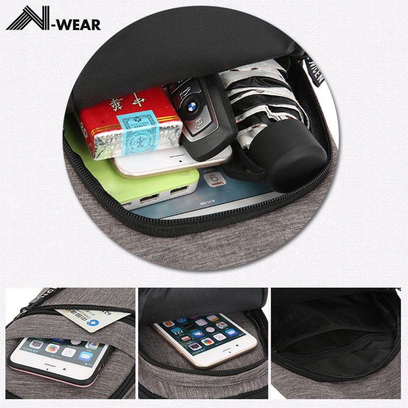 Túi đeo chéo nam TD227 vải Canvas chống thấm nước, túi đeo vai nam đi chơi, đi học, du lịch. | BigBuy360 - bigbuy360.vn