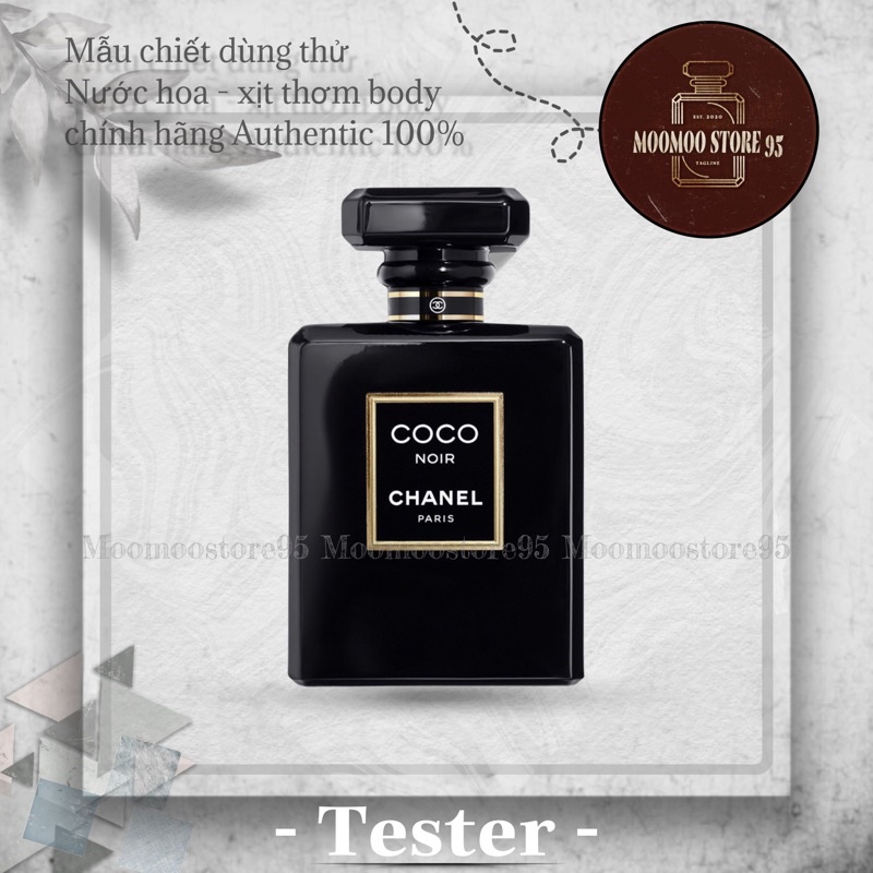 [Mã SR101512 giảm 25% đơn 50K] ✨Mun✨ Nước Hoa Nữ Cao Cấp Cooc Noir Eau De Parfum Perfume Paris - Mẫu thử 5ml/10ml/20ml