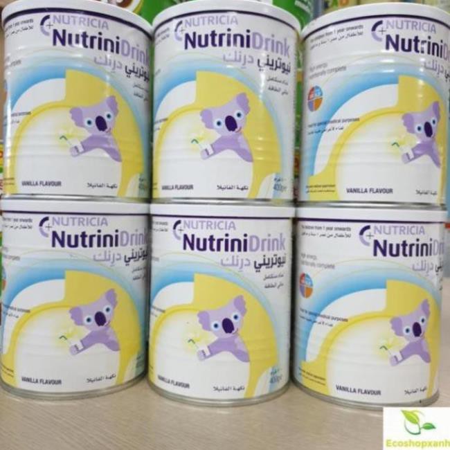 Sữa bột NutriniDrink nhập khẩu nguyên lon từ Đức 400g DATE T2.2022