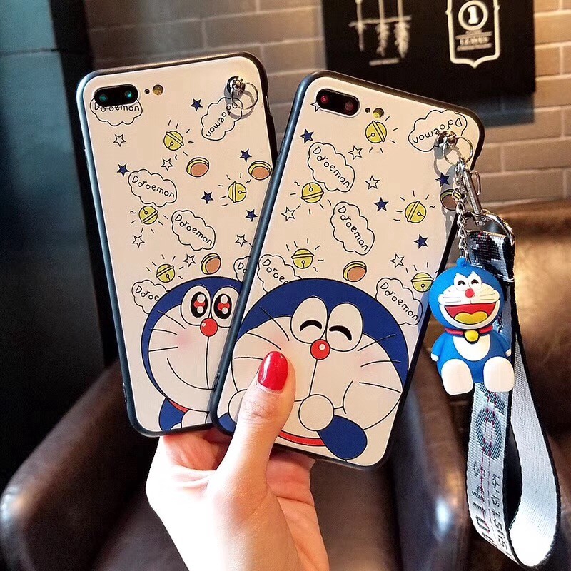 Ốp lưng Vivo điện thoại hình hoạt hình Doraemon dễ thương dành cho Y91 Y95 Y53 Y81 Y71 V5S V7 V9 Plus LITE 3D