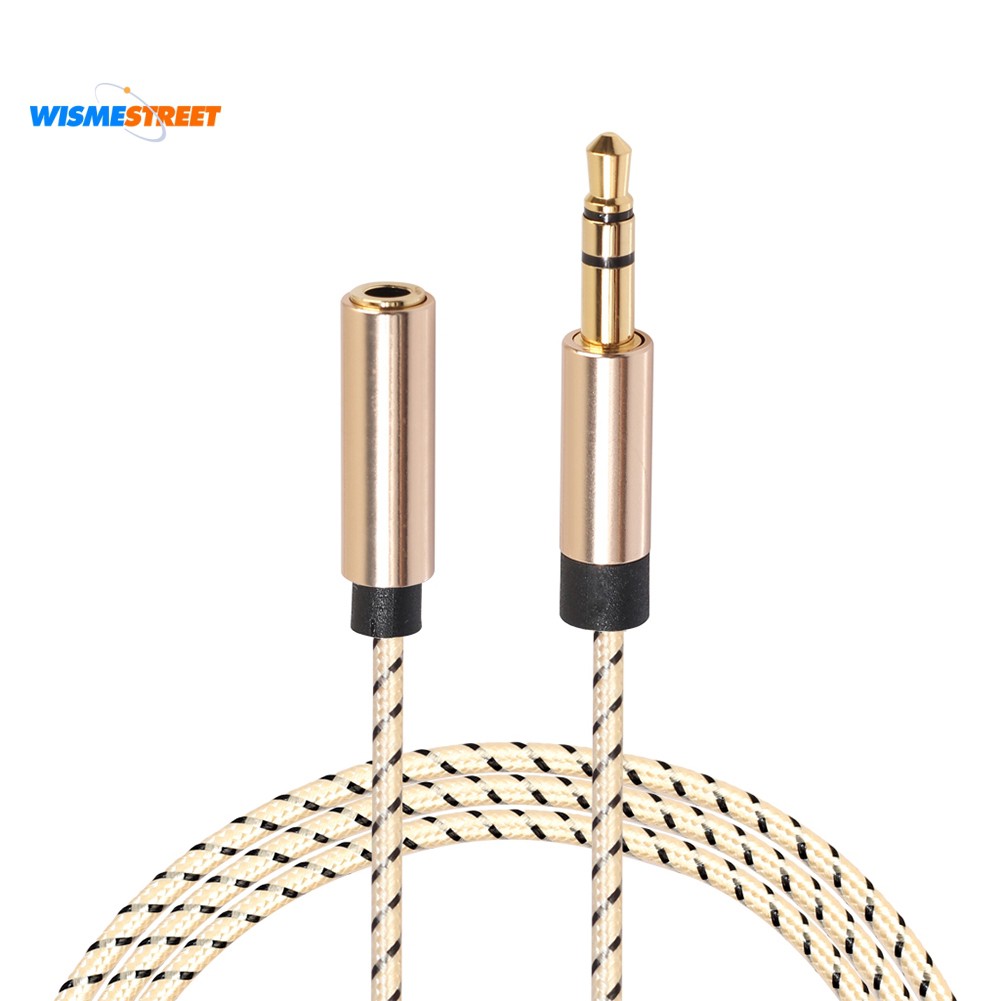 0.5/1/1.8/3/5M Headphone Extension Cable Jack Cord