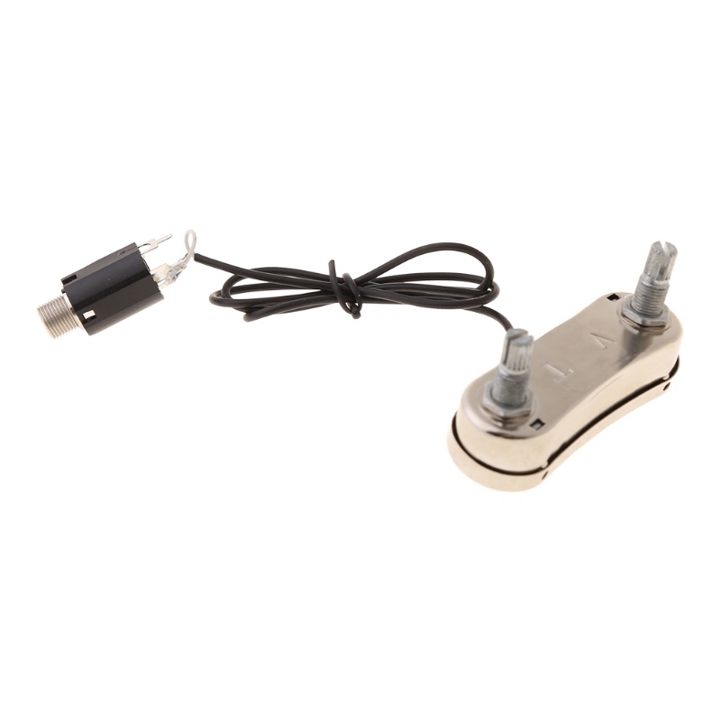 Cầu Pickup Đàn Guitar Violin Đơn Giản Có Núm Điều Chỉnh Âm Lượng