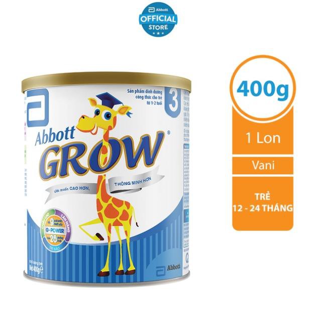 Sữa bột Abbott Grow 3 (G-Power) 900g [up]