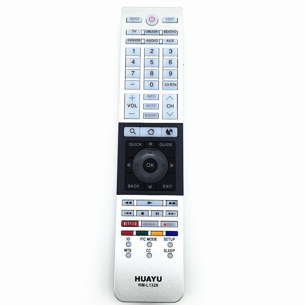 REMOTE ĐIỀU KHIỂN TIVI TOSHIBA SMART HUAYU RM-L1328 CHÍNH HÃNG