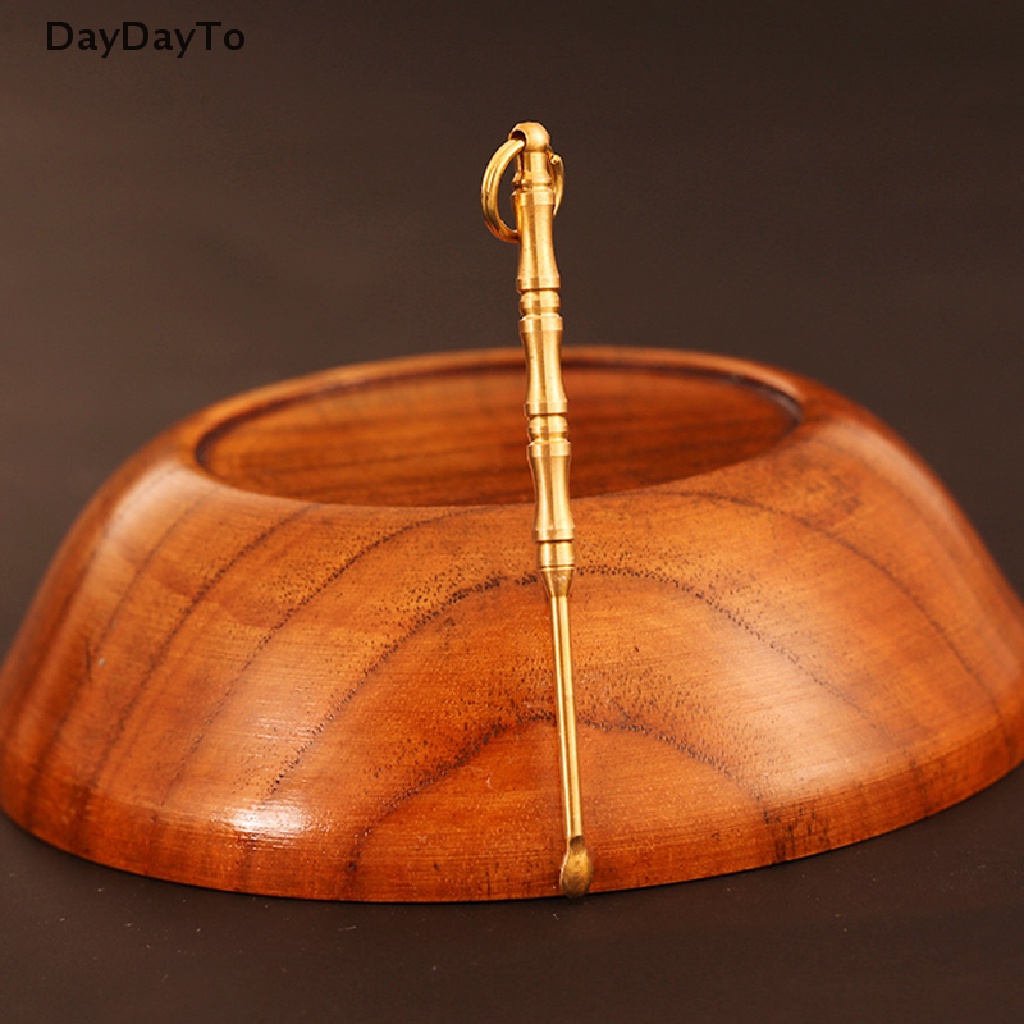 Muỗng Lấy Ráy Tai Bằng Đồng Có Móc Khóa Tiện Dụng