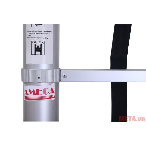 Thang nhôm xếp đơn đai nhôm AMC-380D