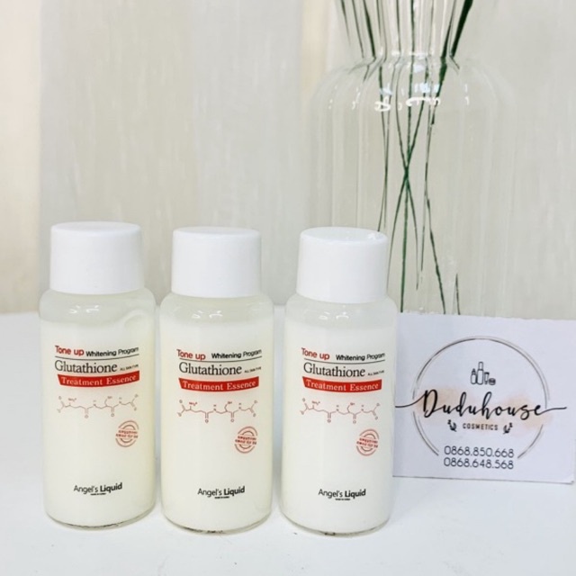 ( MINISIZE 20ml) Nước thần 7 day dưỡng trắng, mờ thâm Angel’s Liquid Tone Up Glutathione Treatment Essence