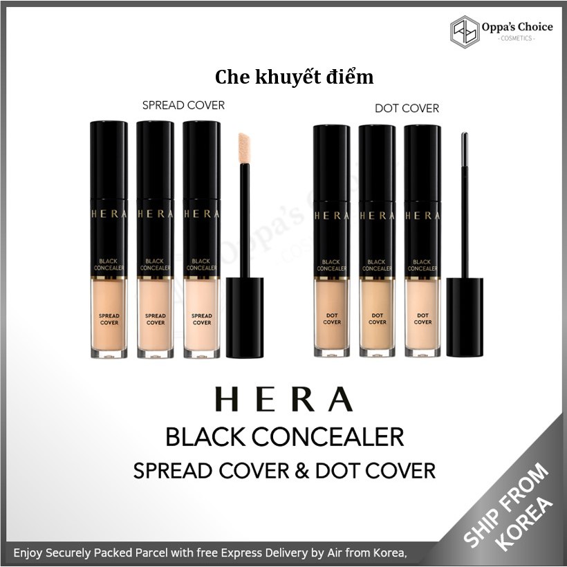 KEM CHE KHUYẾT ĐIỂM HERA BLACK CONCEALER SPREAD COVER