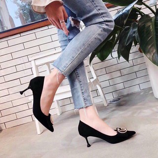 GIÀY CAO GÓT GUCCI KHÓA ĐỒNG CAO CẤP SIÊU ĐẸP