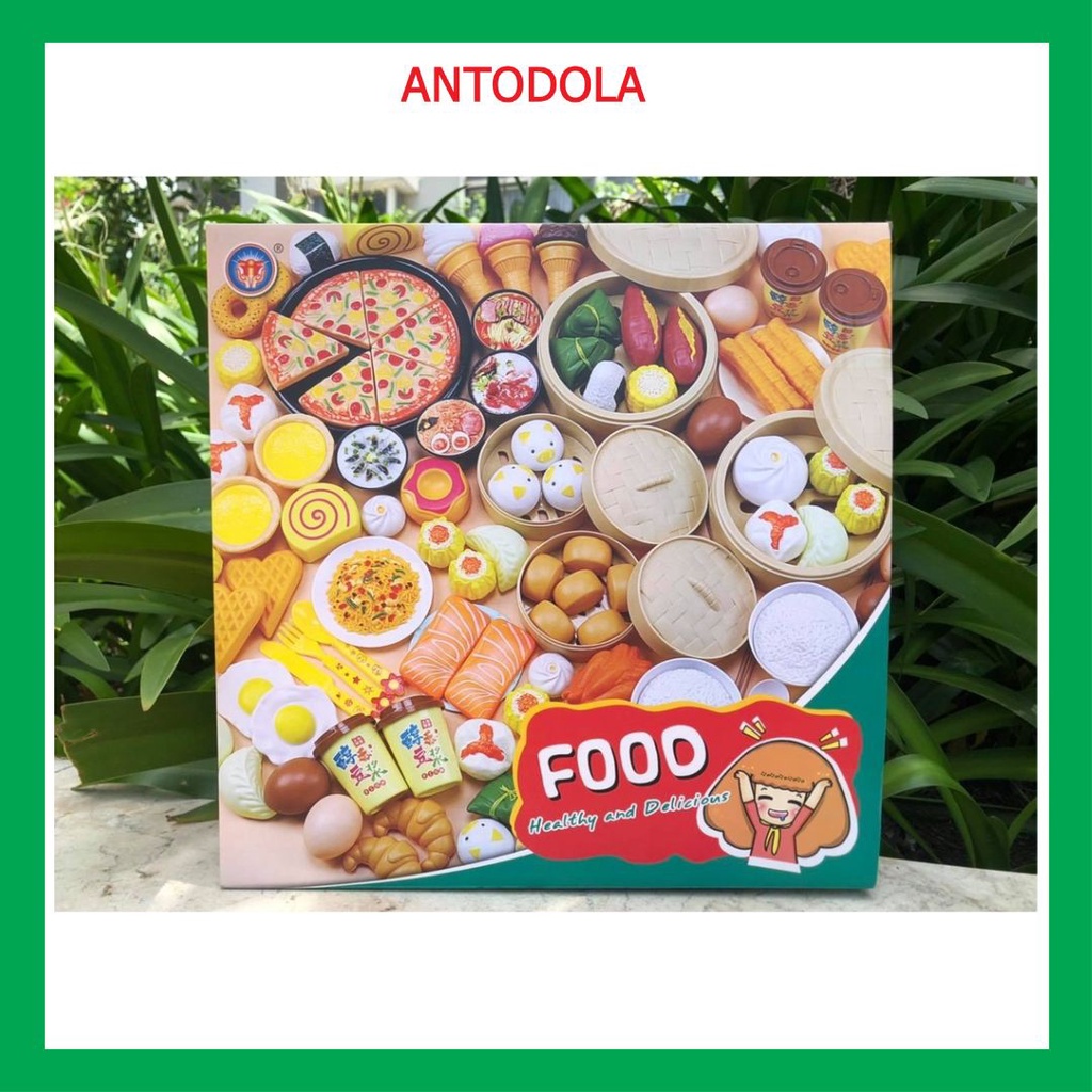 Bộ Đồ Chơi Bánh Bao Nấu Ăn Mini 88 Chi Tiết Cho Trẻ Em, Bé Gái Bằng Nhựa Cao Cấp ABS