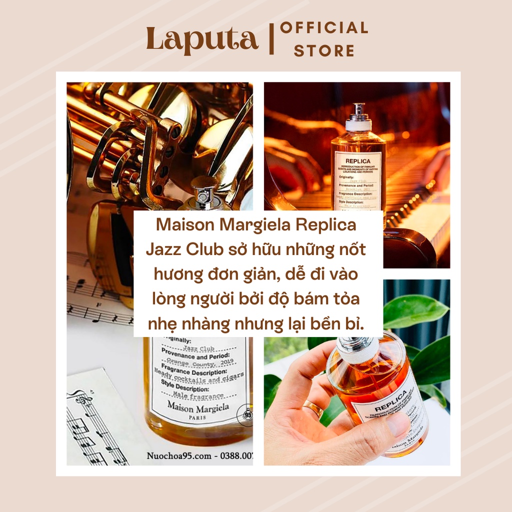 Nước Hoa Unisex Jazz Club Ngọt Ngào Nhưng Đầy Nam Tính Laputa