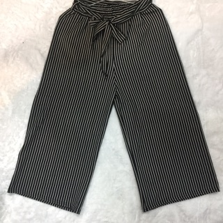 quần culottes vải sọc