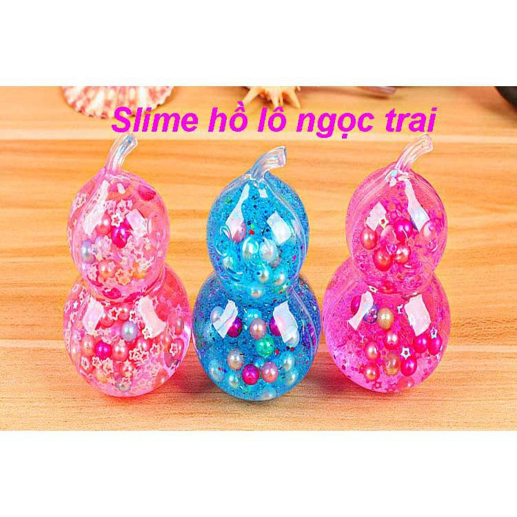 Slime chất nhờn ma quái  HỒ LÔ NGỌC TRAI gudetama không dính tay  ( hàng sẵn )