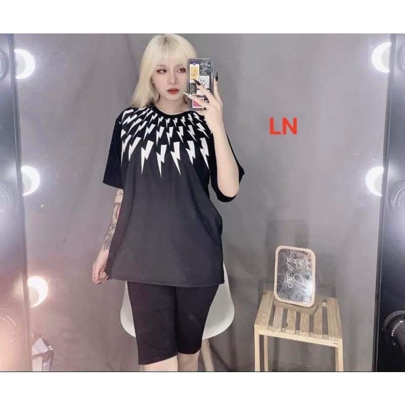 Sét áo tia sét+quần legging LN12