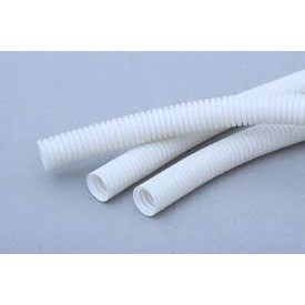 Ống Ruột Gà Trắng luồn dây PVC chống cháy, chống dập phi 16,20,25,32nanoco