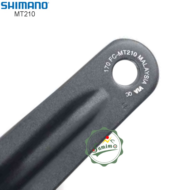 Giò dĩa xe đạp - Đùi dĩa Shimano Alivio FC-MT210-22/32/44T kèm BB - Chính hãng