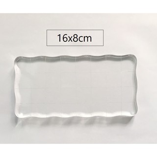 Cán dấu trong suốt clear stamp (acrylic block)