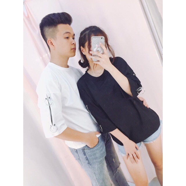 (40-58kg) Áo tay lỡ unisex nam-nữ. Áo tay lỡ nam. Áo tay lỡ nữ.