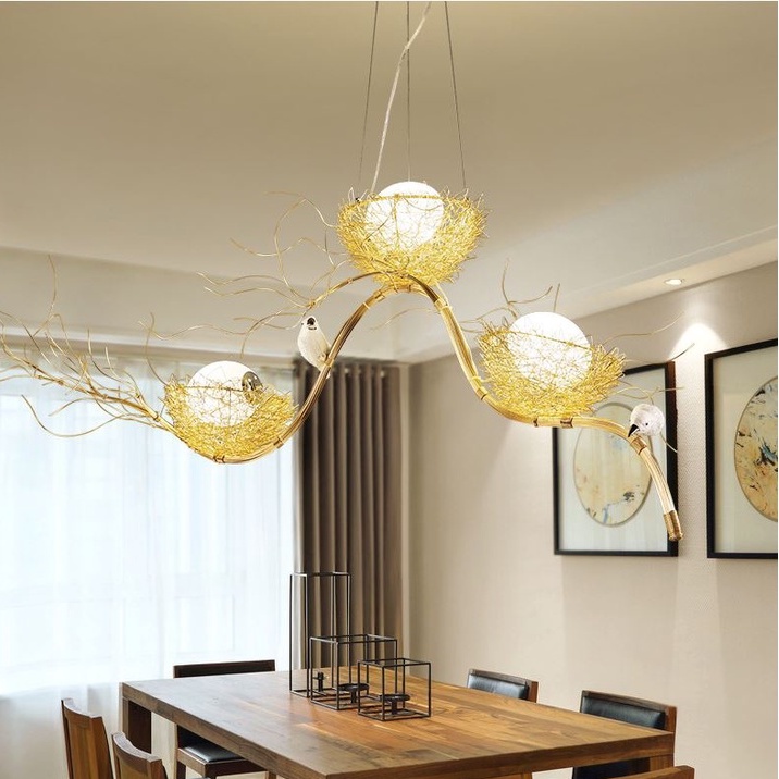 Đèn thả SKYBI kiểu dáng độc đáo trang trí nội thất cao cấp, sang trọng - kèm bóng LED chuyên dụng.