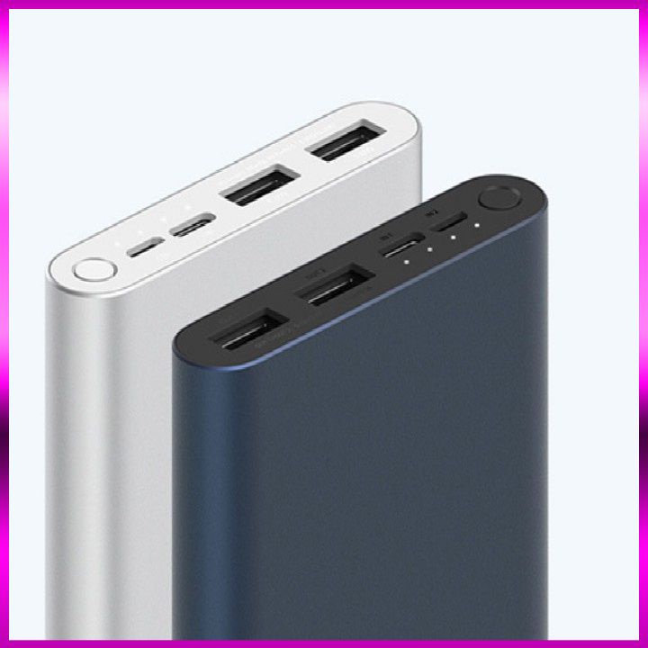 Pin Sạc Dự Phòng Xiaomi Gen 3 Dung lượng 10000 mAh Tích Hợp Cổng Type-C Micro Bảo Hành 1 đổi 1