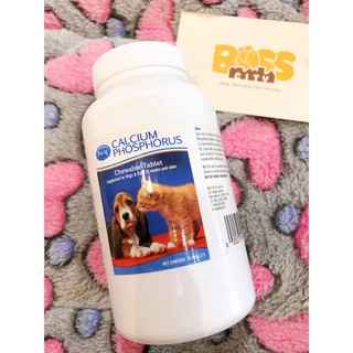 Canxi cho chó mèo Calcium phosphorus Petag 5 viên chia