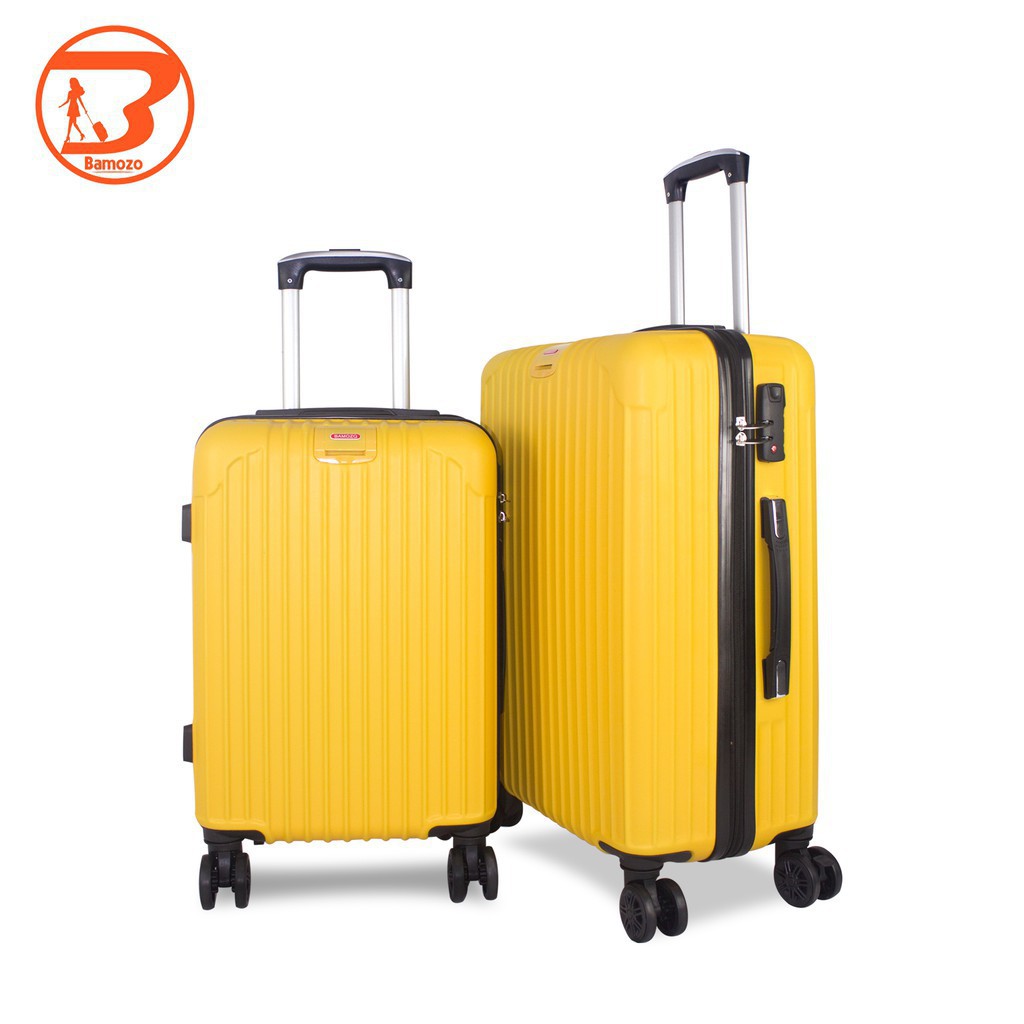 EE2 [Mã SOCVLT11 giảm 15% đơn 300K tối đa 60k] vali du hý BAMOZO 8801 vali kéo nhựa được bảo hành 5 
