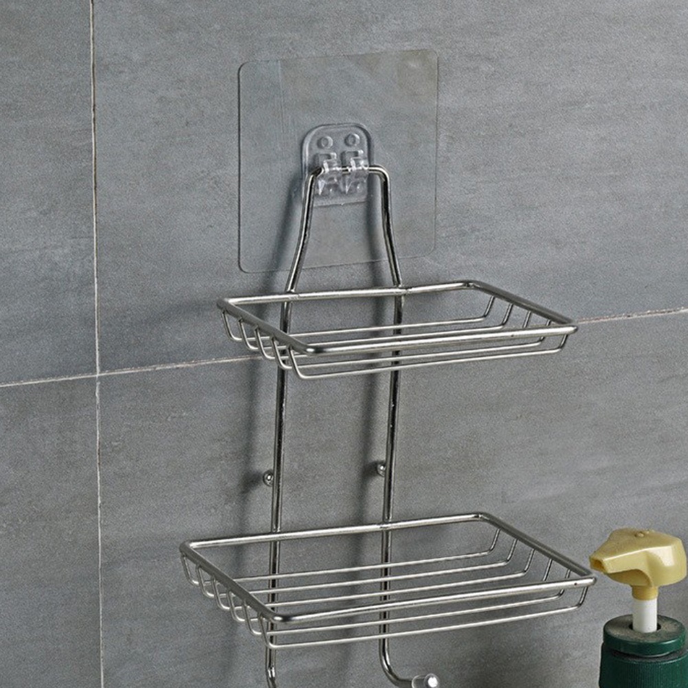 Móc Treo Đồ Dán Tường Bằng PVC Chống Nước Không Để Lại Dấu Vết