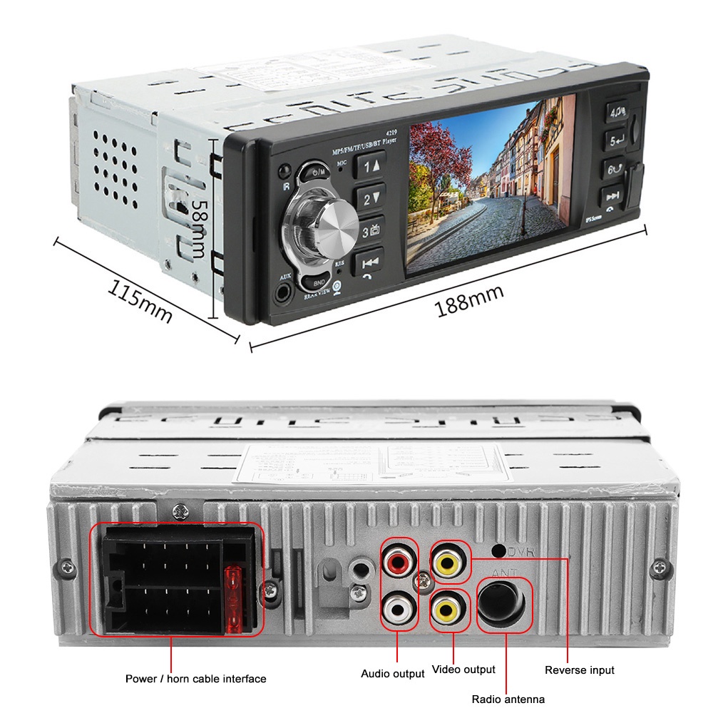 Máy nghe nhạc MP5 kết nối Bluetooth 4.2 cho xe hơi
 | BigBuy360 - bigbuy360.vn