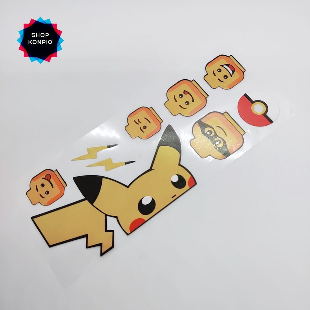 Bộ Tem Sticker Phản Quang Cao Cấp Dán Xe Máy, Ô Tô, Mũ Bảo Hiểm, Chống Thấm Nước, Chống Bay Màu