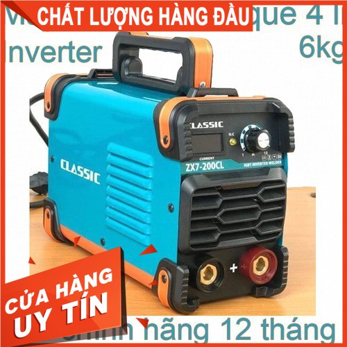 Máy hàn điện cơ Classic ZX7-200CL hàn sắt que 4mm, công nghệ Nhật Bản, động cơ dây đồng, Bảo hành 12 tháng toàn quốc