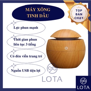 MÁY XÔNG TINH DẦU GỖ, thiết bị khuếch tán tinh dầu thiết kế sang trọng, làm thơm phòng.