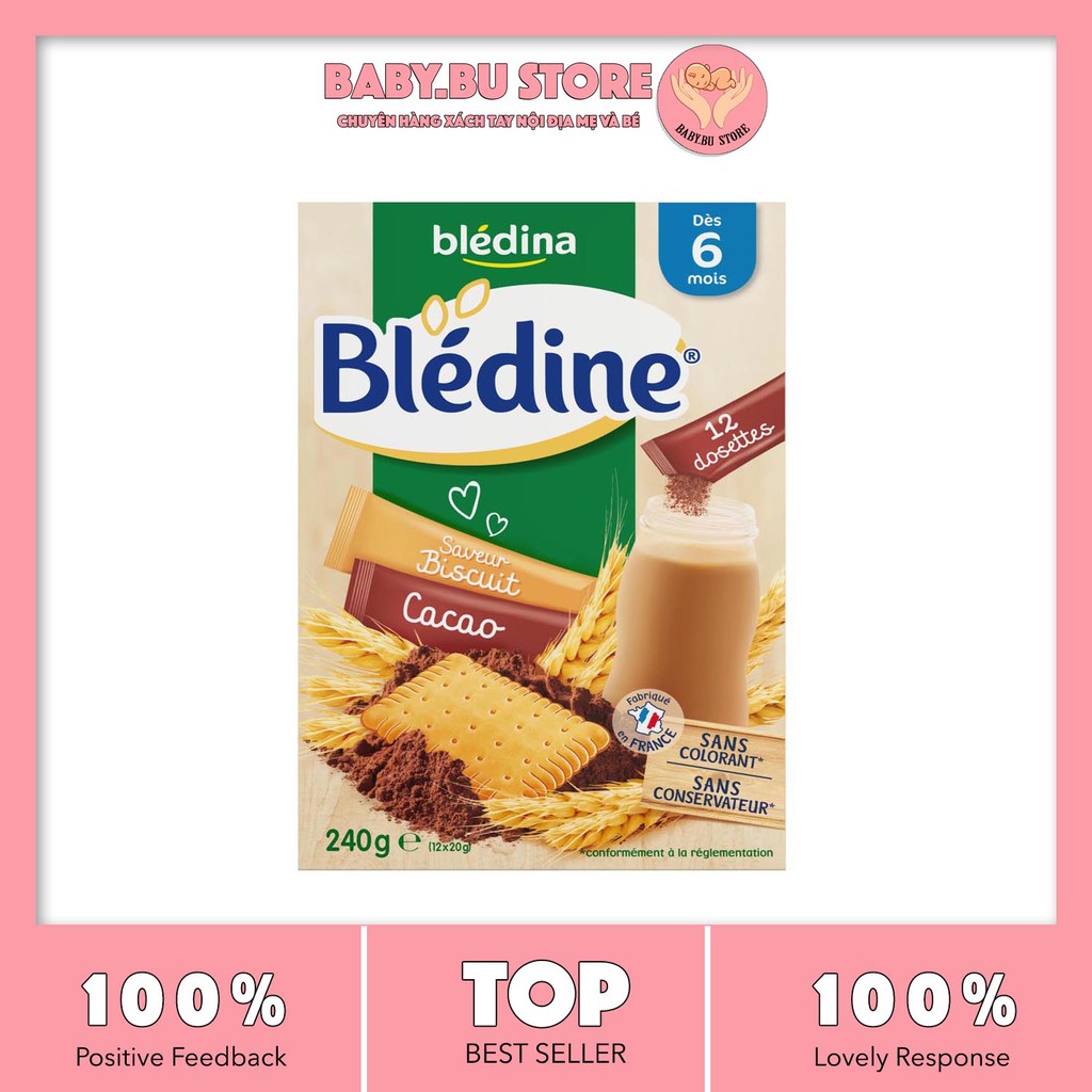 Bột Pha Sữa Bledina Pháp Hộp 12 Gói Nhỏ