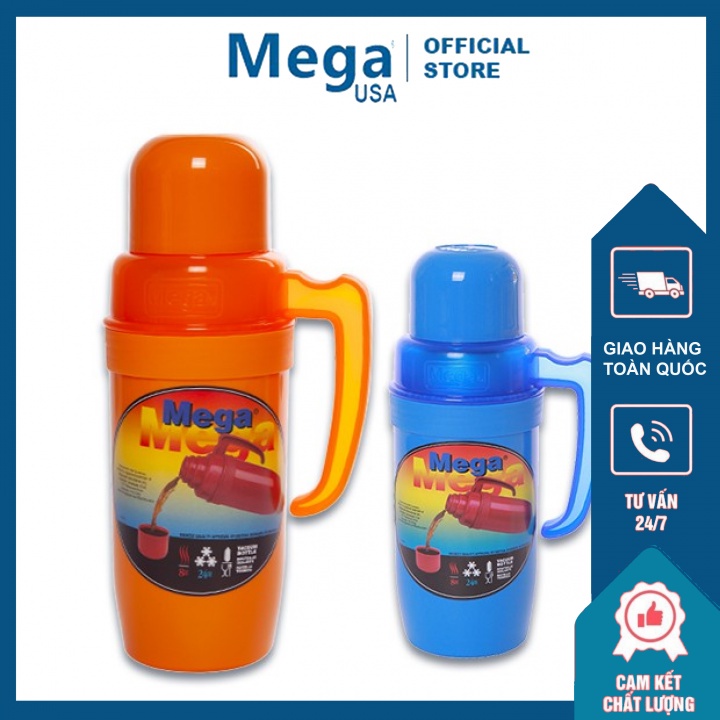 Bình Thuỷ Giữ Nhiệt MEGA 400ml / 750ml (Nhiều Màu)