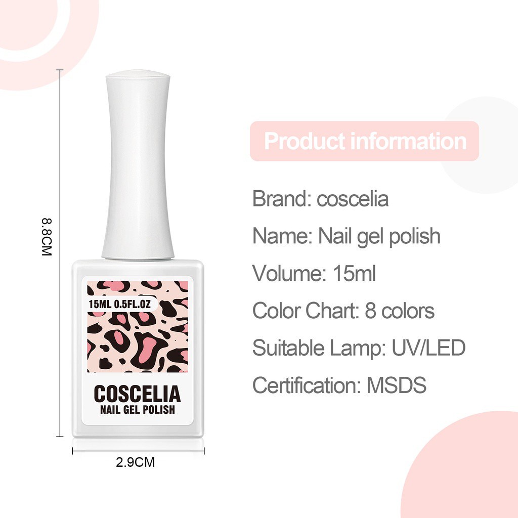 1 Lọ Nước Sơn Móng Tay Coscelia 15ml