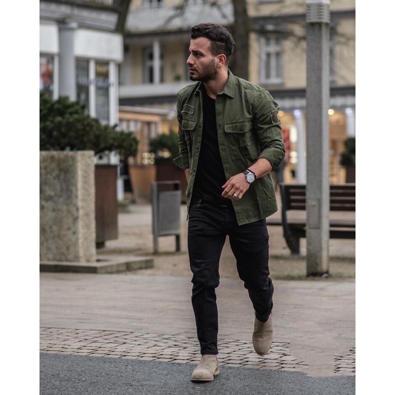 QUẦN JEANS LC ĐEN TRƠN