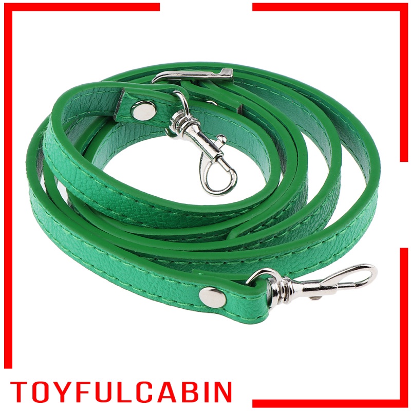 [Toyfulcabin] Dây Đeo Túi Xách Bằng Da Có Thể Điều Chỉnh Kích Thước Màu Be