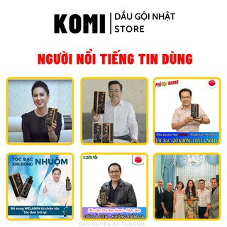 [CHÍNH HÃNG] DẦU GỘI ĐEN TÓC ĐỘT PHÁ -THẢO DƯỢC ĐEN TÓC KOMI NHẬT BẢN