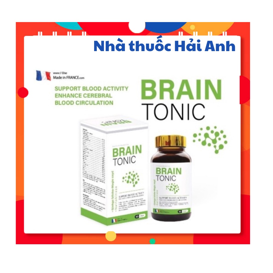 BRAIN TONIC VIÊN BỔ NÃO NHẬP KHẨU PHÁP