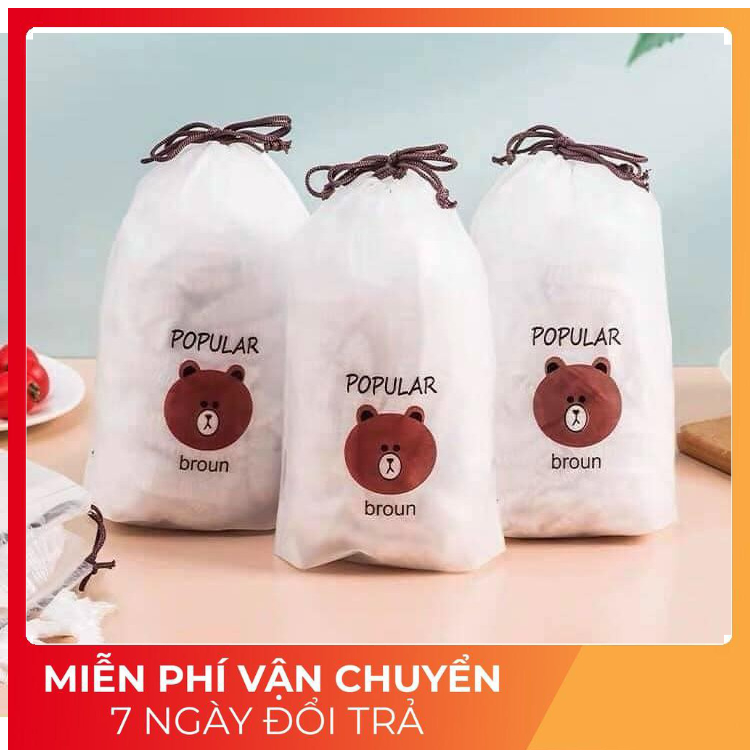 100 BỌC GẤU BỌC THỰC PHẨM