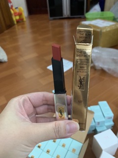 Son ysl slim mẫu bạc mới