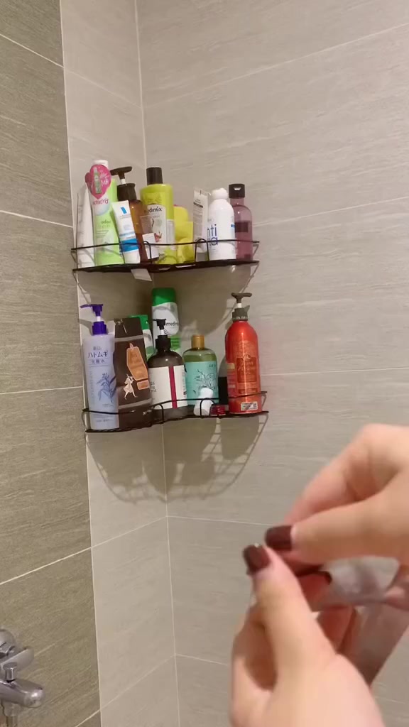 Combo 2 Kệ Nhà Tắm  Dán Tường Sơn Tĩnh Điện, Kệ Để Đồ Nhà Tắm Nhà Bếp Thông Minh | BigBuy360 - bigbuy360.vn