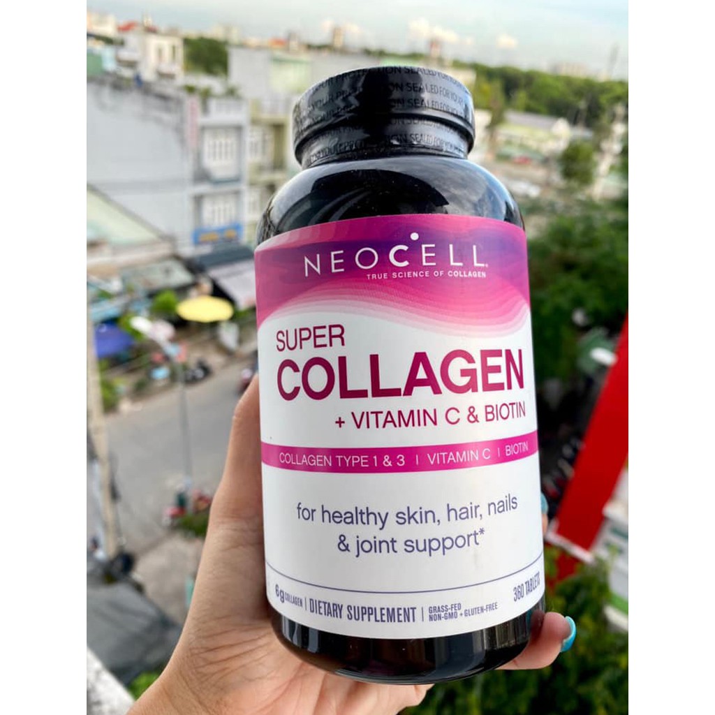 [Mã SKAMSALE8 giảm 10% đơn 200K] Viên Uống Dưỡng Da NeoCell Super Collagen + C