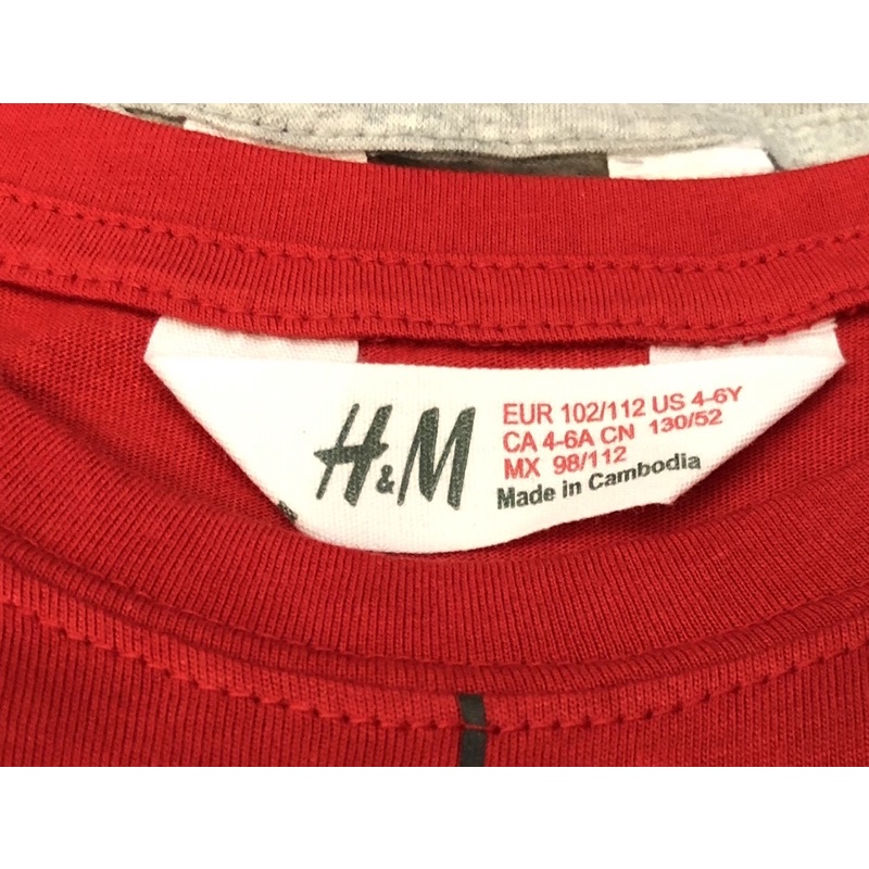 Áo HM Marvel xuất Cambodia bé trai siêu đẹp, chất 100% cotton mềm mát, thấm hút mồ hôi