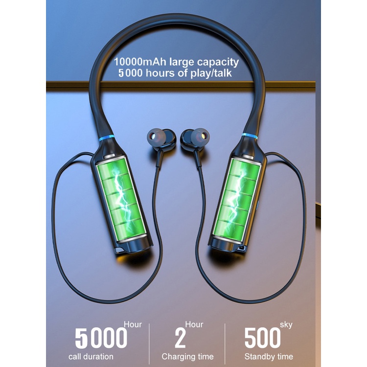 Tai Nghe Bluetooth Không Dây 10000mAh 5000 Tiếng Ồn Chất Lượng Cao