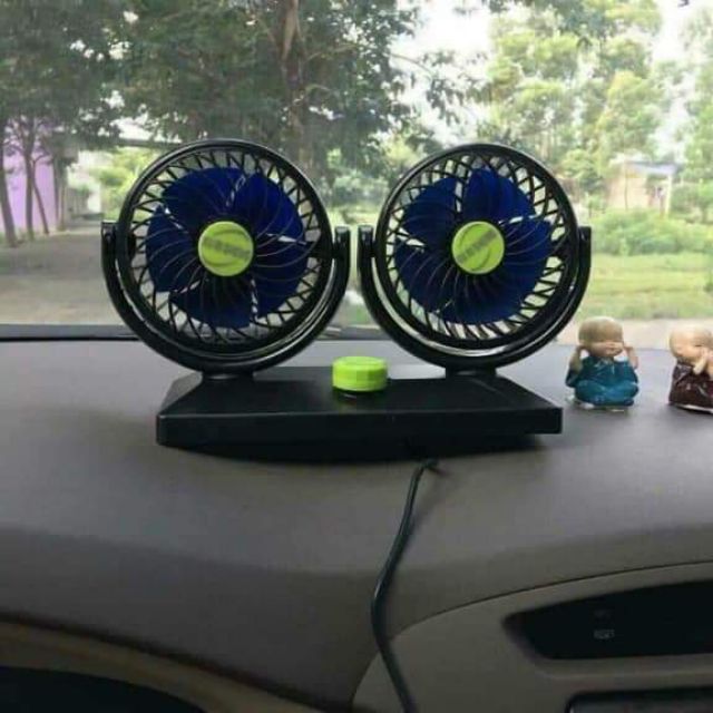 QUẠT ĐÔI 12V CHO ÔTÔ