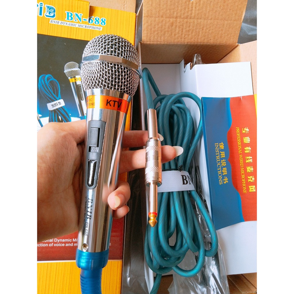 CTY MT  MICRO BNIB BN 688 hút giọng, , dây dài chắc chắn chống xoắn đứt hát nhẹ, giọng mềm