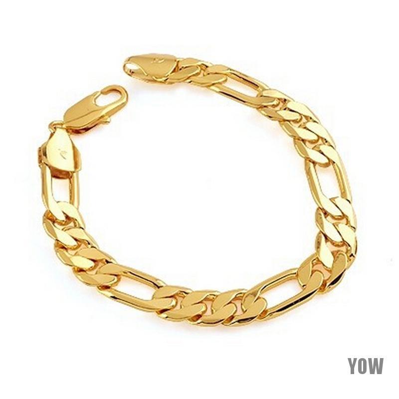 Vòng Tay Mạ Vàng 18k Phong Cách 2015 Cho Nam