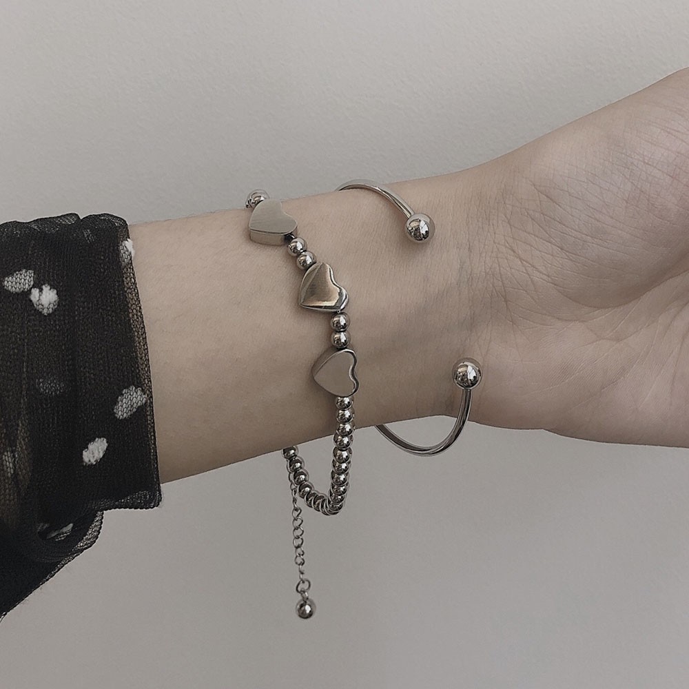 Vòng Đeo Tay Kiểu Dáng Thời Trang Phong Cách Hàn Quốc Cho Nữ