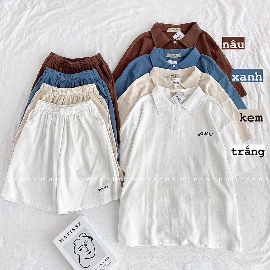 Set bộ thể thao thêu logo